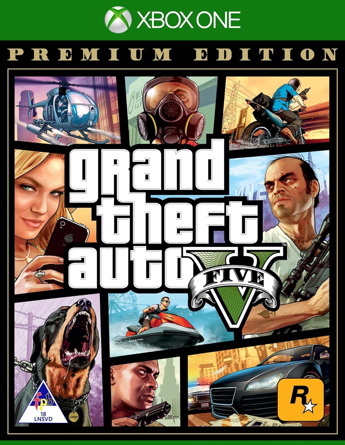 Product photo: Grand Theft Auto V: Premium Edition (Xbox One)