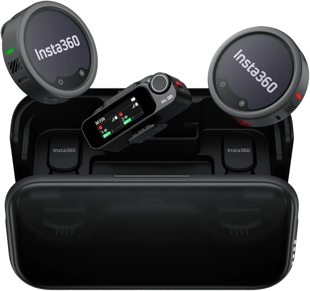 Insta360 Mic Pro (2 TX + 1 RX + Charging Case)